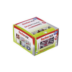 Fischer 538250 DuoPower Plug 100pcs 6x50mm high-grip polyamide design