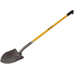Roughneck 68-044 Sharp Edge Round Shovel, Long Handle
