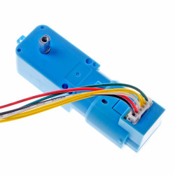 Silnik DC typu TT 12V 300RPM z ekoderem i obustronnym wałem