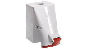 Gniazdo Naścienne 2-Częściowe 16A 5P 6H 400V Ip44 Zaciski Śrubowe Men1419