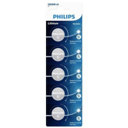 Philips 2853 Lithium Minicells CR2 3V 5 Pack Long-lasting Performance