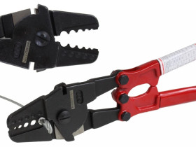 Praska do linek stalowych 1,5mm - 5 mm / Zaciskarka do linek stalowych PL24