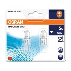 2x Żarówka LED halogen G4 5W 55lm 2700K 12V Ciepła Ściemnialna OSRAM HALOSTAR