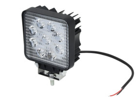 Lampa robocza 9x LED kwadratowa; moc 27W; jasność 1430lm; 12-24Vdc