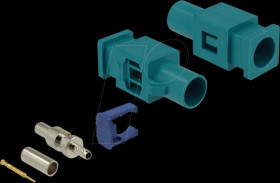 89765 FAKRA Z plug spring pin for crimping