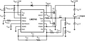 2.2-V to 16-V, voltage mode synchronous buck controller with tracking