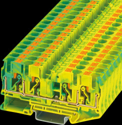 3212950 Schutzleiter-Reihenklemme, PT 6-Quattro grün-gelb