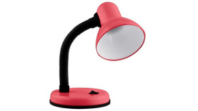 Lampka Biurkowa Stołowa Regulowana Szkolna Nocna E27 Różowa