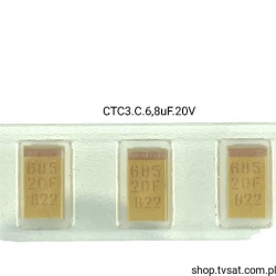 CTC3.C.6,8uF.20%20V Tantalum 6.8uF 20V 20% SMD-C FIRADEC