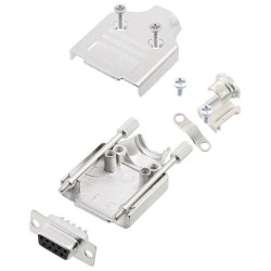 Encitech 6355-0006-11 D-Sub Receptacle Set 9-Pin Solder Bucket