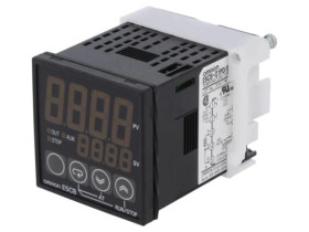 E5CB-Q1PD Moduł typu regulator Pt100 temperatury z wyjściami typu SSR i SPST-NO, montowany na panel