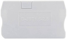 TRU COMPONENTS TC-D-JST 1.5-2.5 Płyta końcowa Kompatybilność: TC-JPT2.5 , TC-JPT2.5-PE szary 1 szt.