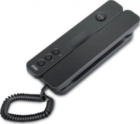 Unifon domofonowy analogowy do instalacji 5 przewodowej (system 4+n) Urmet Signo 1140/41 Czarny