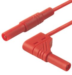934182101, PA, 16A, 1000V ac/dc, kolor: Czerwony, dł. 1m, -15 → +75°C, Hirschmann Test & Measurement