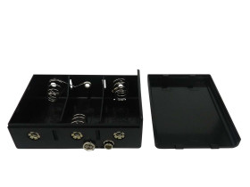 Uchwyt do baterii, x 3, maks. Ø 26.2mm, montaż zatrzaskowy