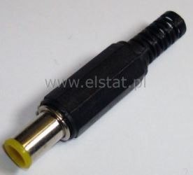 Wtyk DC 1,0 / 6,0 z bolcem