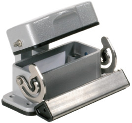 Surface mount housing, size A10, die-cast aluminum, longitudinal bow locking, IP65, 1664060000