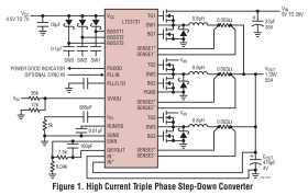 3-Phase, 600kHz, Synchronous Buck Switching Regulator Controller