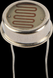 PGM1205-MP LDR, 250mW, 140..300kOhm, 560nm, 250VDC, ØLED: 12mm