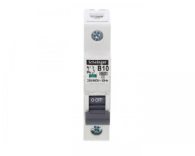 Wyłącznik nadprądowy 1P B 10A 4,5kA AC SCHELINGER A02-G7-1P-B10