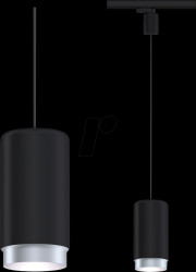95405 ProRail3 pendant light Corus, E27, max. 50 W, dimmable, black