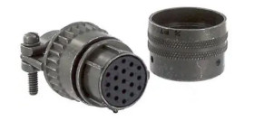 Złącze 19-pinowe Męski Amphenol Industrial Żeński Montaż na kablu MIL-DTL-26482 rozmiar 14