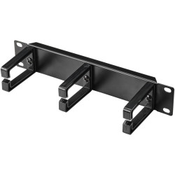 Renkforce RF-4746652 Cable bracket Fixed Black 10 inch For Cabinet Depth &gt; 300mm