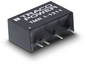 TracoPower TMR 1-2422 Przetwornica DC/DC, do PCB TMR 1-2422, SIL-6, 1 W, 12 V/DC, -12 V/DC, 42 mA, 1 szt.