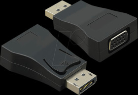 12.99.3156 DisplayPort adapter, DP plug to VGA socket