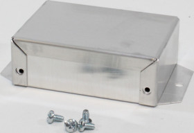 Aluminum enclosure, (L x W x H) 81 x 56 x 28 mm, natural, IP32, 1411FBCU