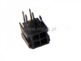 Wtyk męski 2x2piny do druku kątowy 3mm 5A MOLEX