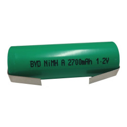 Akumulator do pakietu BYD A 2700 ZB 1,2V 17x49mm 2,7Ah z blaszkami