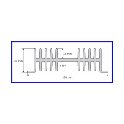 Radiator A4129 L-7cm