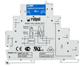 Przekaźnik interfejsowy 1P 6A 24V AC/DC AgSnO2 PIR6W-1PS-24VAC/DC-C SZARE 857201