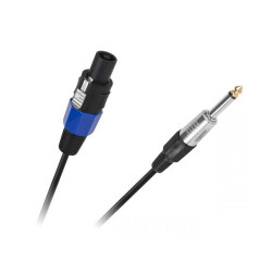 Kabel Jack 6,3mono-Speakon wtyk 10m HQ