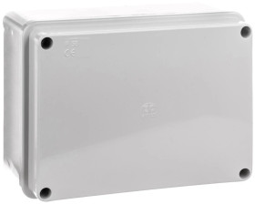Puszka natynkowa gładka z pokrywą seria 410 IP56 150x110x70 szara EC410C5