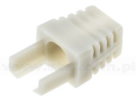 Osłonka wtyku RJ-45 (8p8c), szara, wewnętrzna