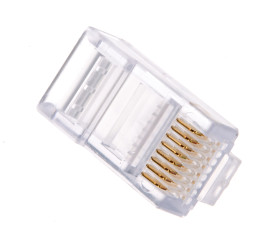 Złącze RJ45 Męski Złącze RJ45 Montaż na kablu Cat5 Cinch, proste, 8P8C-żyłowe