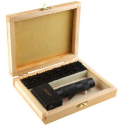 Zestaw rysików do grawerowania, H 1/8cal, 113-szt., (Zaślepki (x12), uchwyt, (x100), pojedyncze punktaki), RS PRO