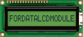 Wyświetlacz graficzny LCD, , Alfanumeryczny, Fordata