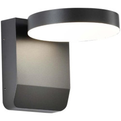 Lampa ścienna okrągła, kinkiet 350st LED 17W 2520lm 4000K czarny barwa NW biała neutralna IP65 V-TAC VT-11020-RD-B