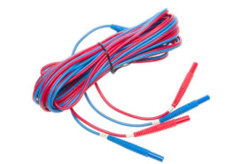 Przewód 10m niebieski dwużyłowy (U1 I1)zakończ.wtyk.ban. WAPRZ010DZBBU1I1