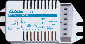 ES75-12..24V UC Multifunction impulse switching relay - 1+1 NO contacts, 250 V/1