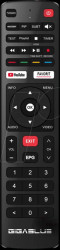 RCUGGB/006 GigaBlue remote control for GigaBlue UHD 4K devices