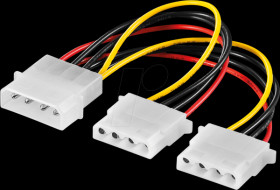 50684 Y-power supply for FD/HD, 2x 5,25 approx. 0,15m