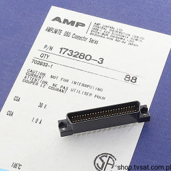 173280-3 D-SUB SKT 50 POS 2.54mm THT AMP