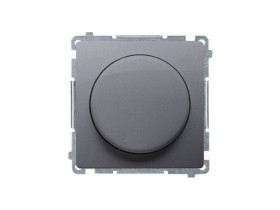SIMON BASIC Ściemniacz naciskowo-obrotowy do LED ściemnialnych 230V (moduł) stal inox BMS9L.01/21 KONTAKT SIMON