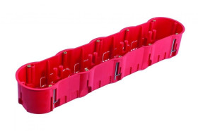 Puszka końcowa PK60 głęboka pięciokrotna do płyt gipsowych A.0048AG /6szt./