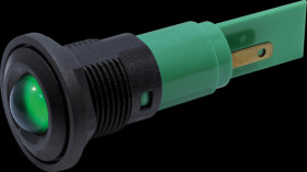 19401235 LED signal light, green, 230 VAC, Ø16 mm, 255 mcd