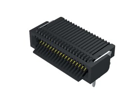 Samtec Gniazdo PCB UEC5 19 -pinowe 2-rzędowe raster: 0.5 mm Powierzchnia Kabel-płytka Lutowie Kąt prosty